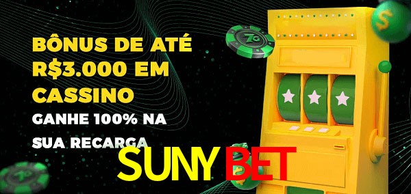 SUNYBET melhor bônus de depósito